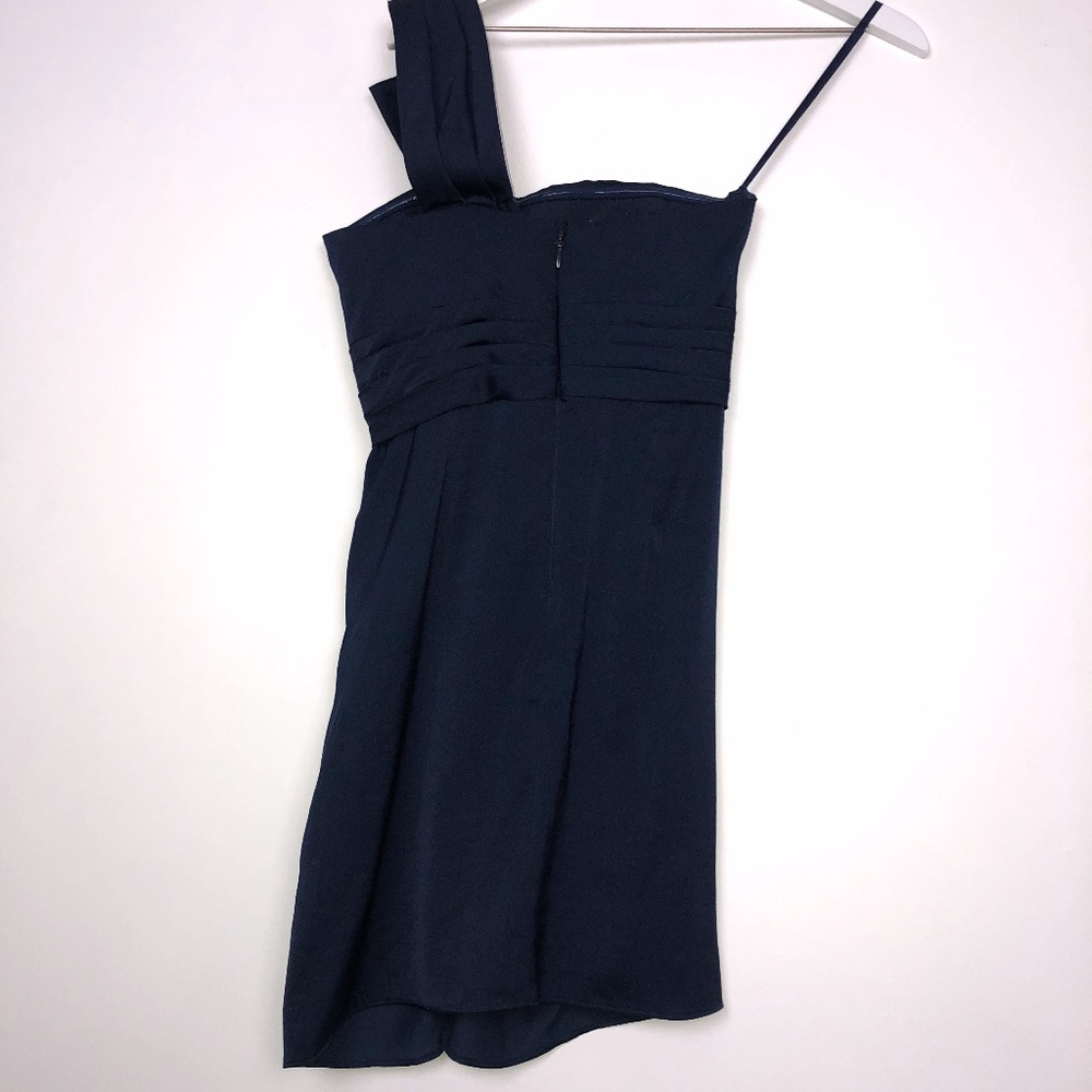 NWT BCBGMAXAZRIA Palais One Shoulder Dress - Picture 3 of 11